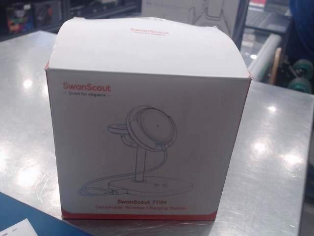 Detachable wireless charging station