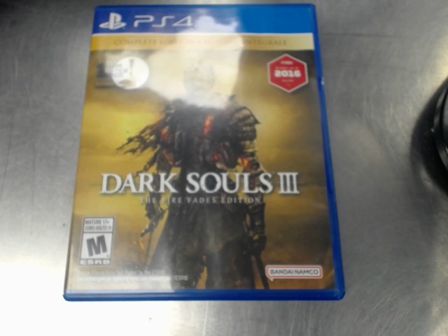 Dark souls 3 the fire fades edition
