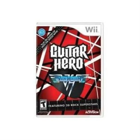 Jeu nintendo wii guitar hero van halen