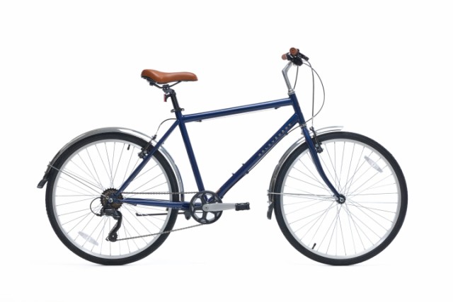 Velo de ville noir cuir et chrome