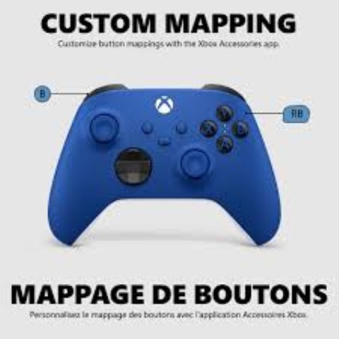 Manette xbox one bleu