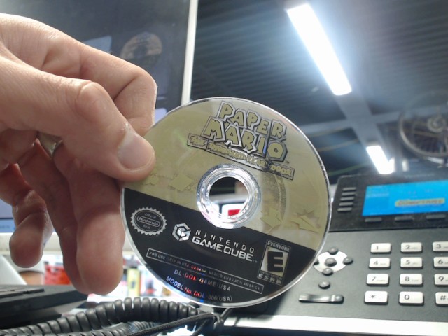 Paper mario gamecube loose cd only