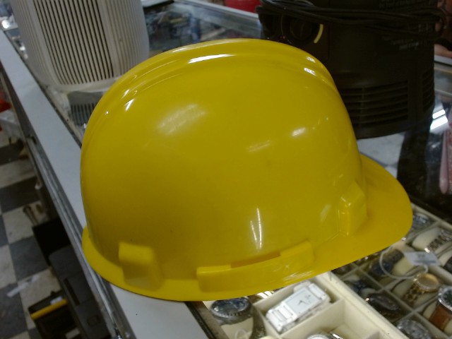 Yellow hard hat