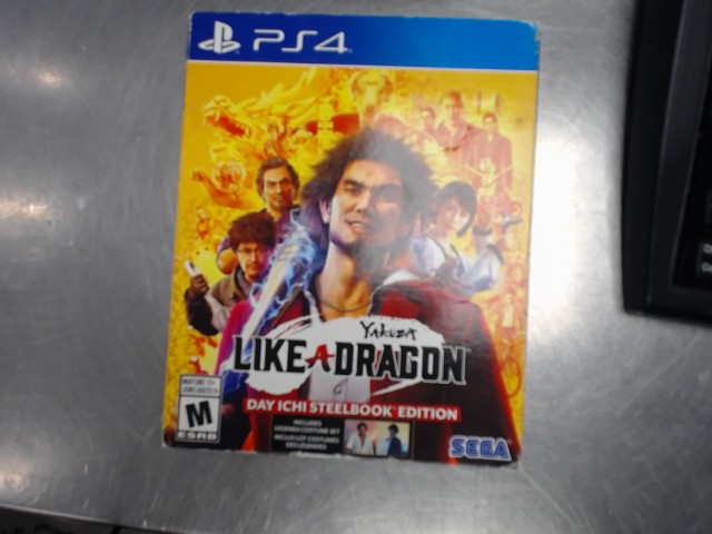 Yakuza like a dragon steelbook