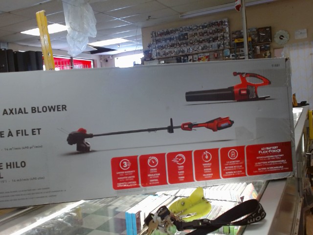 Combo soufleuse weedeater