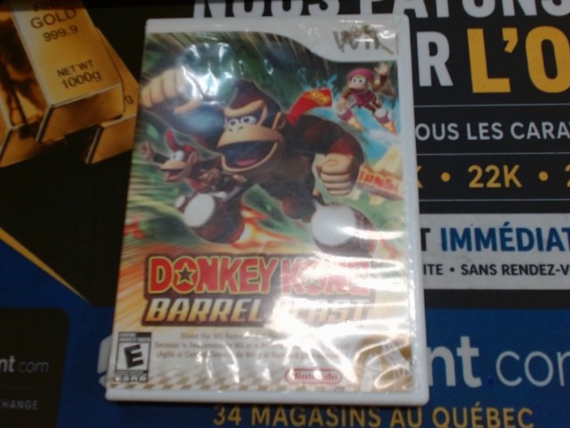 Donkey kong barrel blast