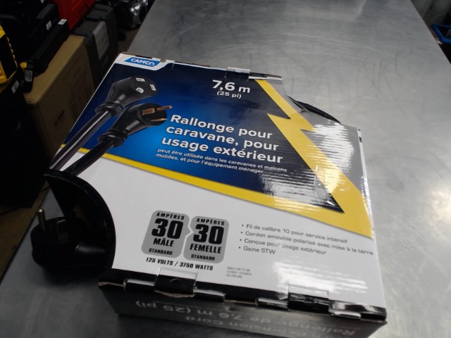 Rallonge pour caravane,exterieur.7,6m