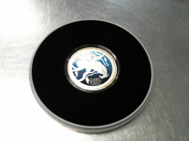 Giant squid coin new zealand mint