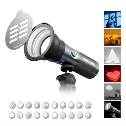 New in the box flashlight pour photograp