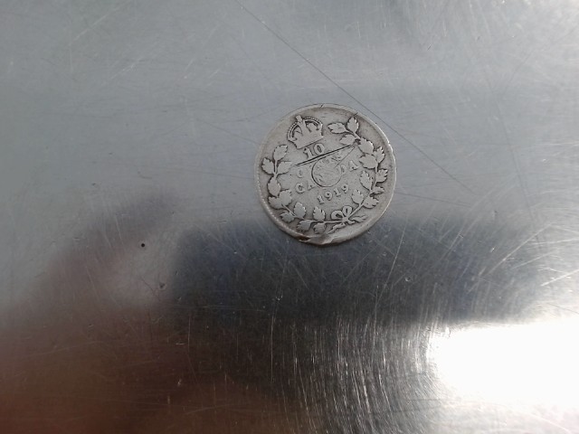 10 cents canada 1919 argent