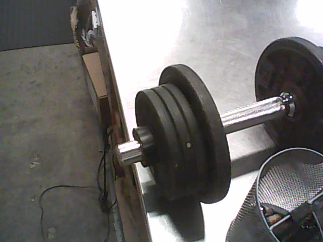 Dumbell 10kg used +bar