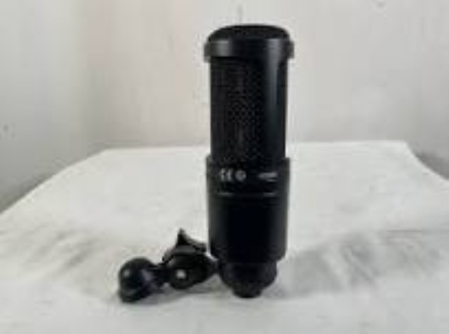 Microphone noire + sac