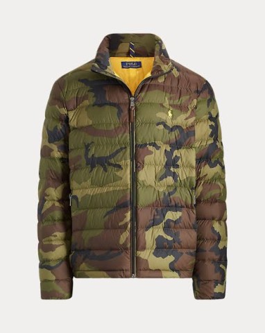 Polo ralph lauren camo down jacket
