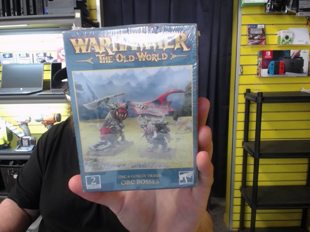 Figurine warhammer tow orc bosses