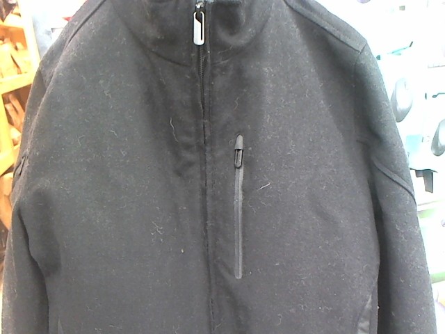 Manteau hiver noir suede
