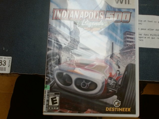 Indianapolis 500 legends on wii