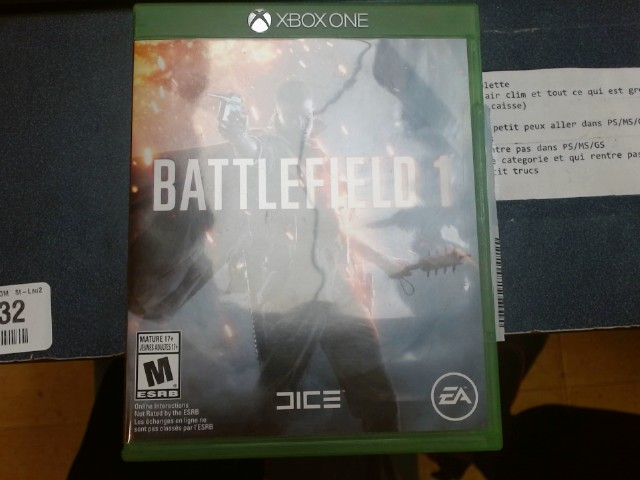Battlefield 1 on xbox one