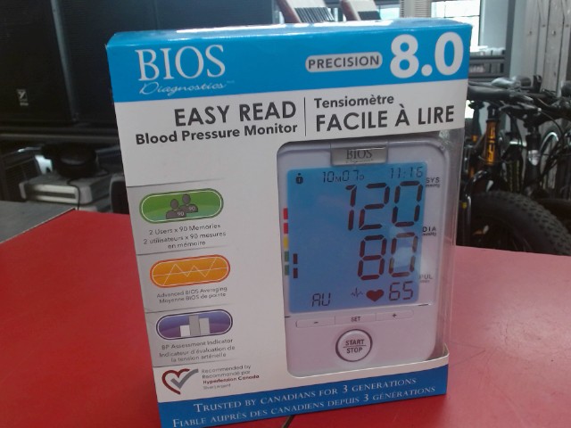 Blood pressure monitor/tensiometre neuf