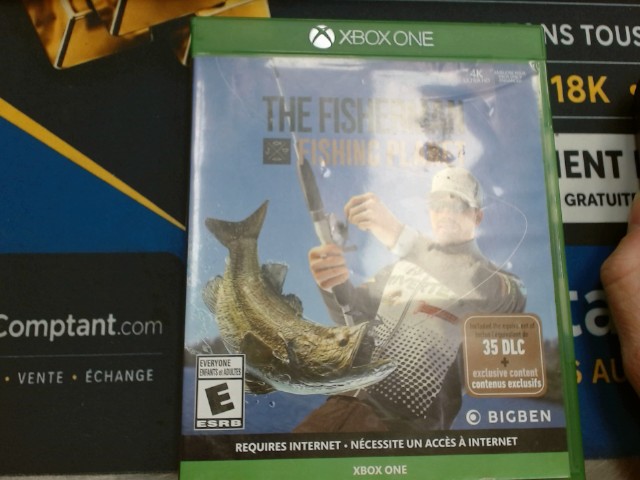 The fisherman fishing planet