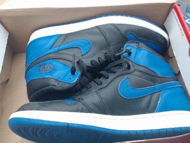 Nike jordan 1 retro black blue (size.10)