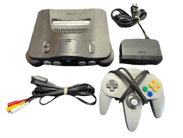 Nintendo n64 avec manette et fils