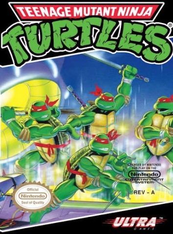 Jeu nes tortues ninja dans boite