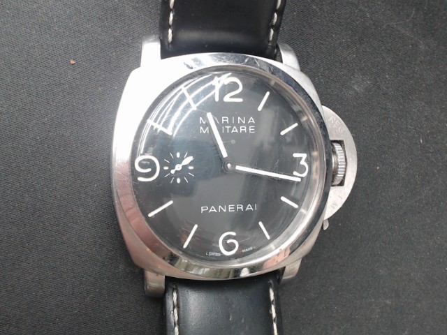 Montre automatique silver et noire
