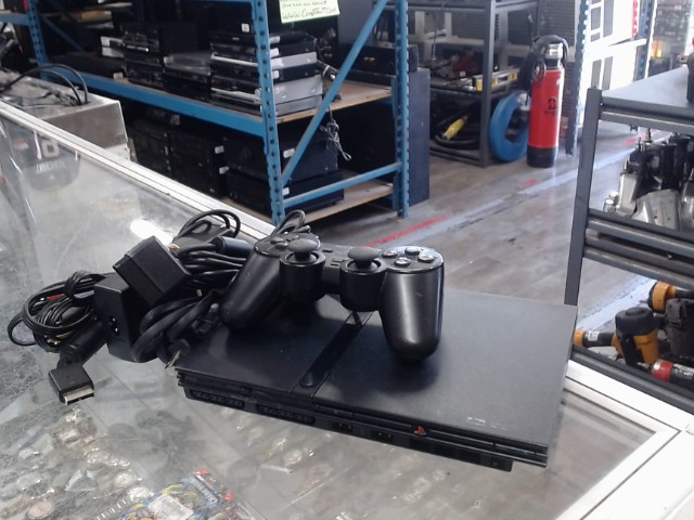 Console playstation 2 slim+man+fils