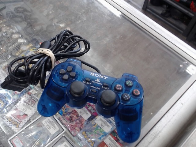 Manette de playsation 2 bleu