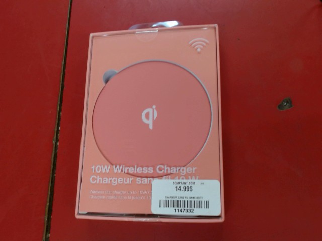 Chargeur sans fil 10w neuf/new