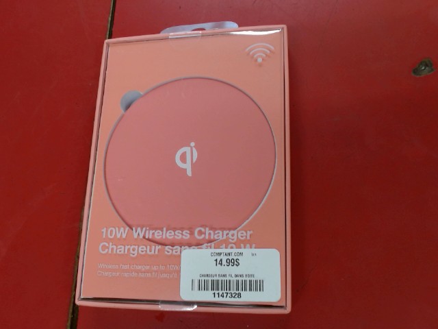 Chargeur sans fil 10w neuf/new