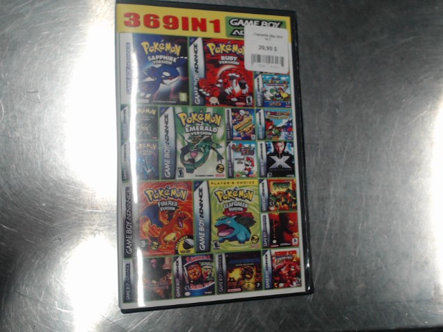 Gameboy 369 in 1 jeux