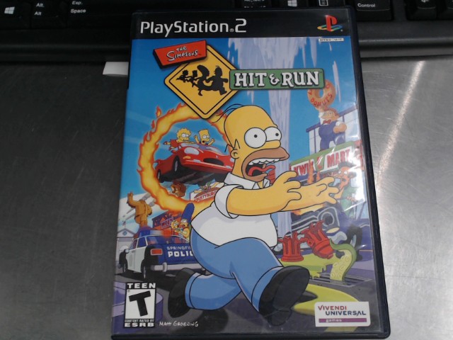 The simpsons hit & run ps2 cib