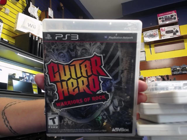Guitar hero warriors of rock