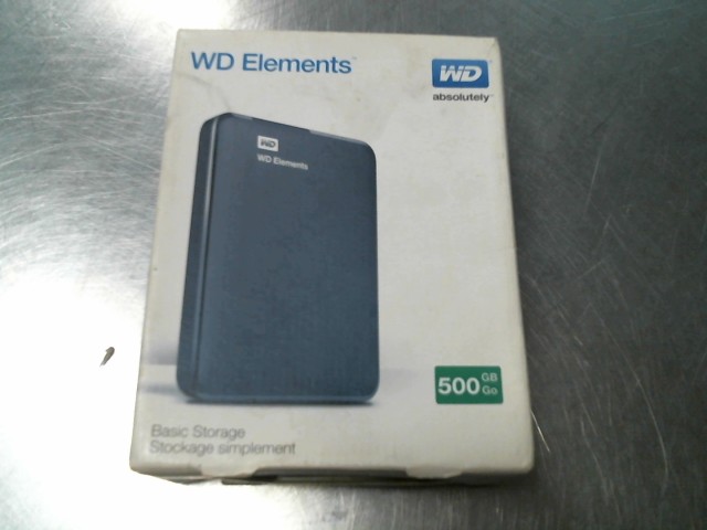 Wd 500gb hdd en boite