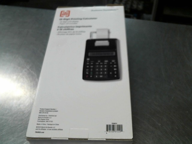 12 digit printing calculator