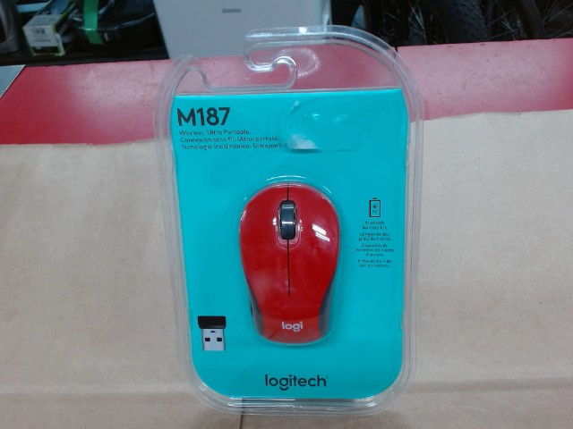 Souris sans fil rouge neuve/new