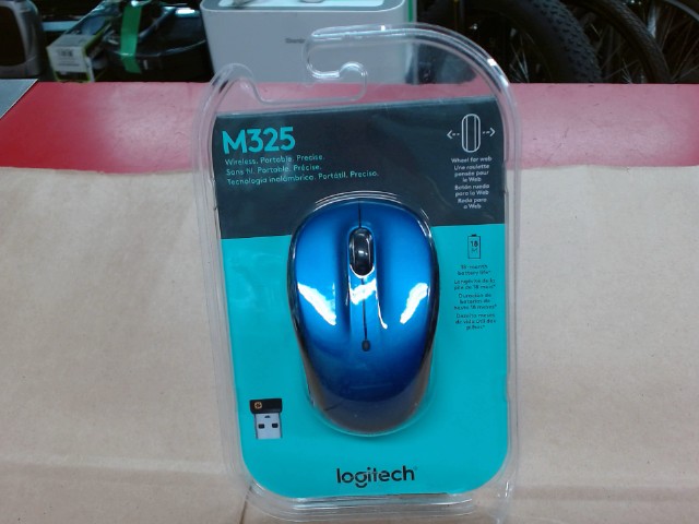 Souris sans fil bleu neuve/new