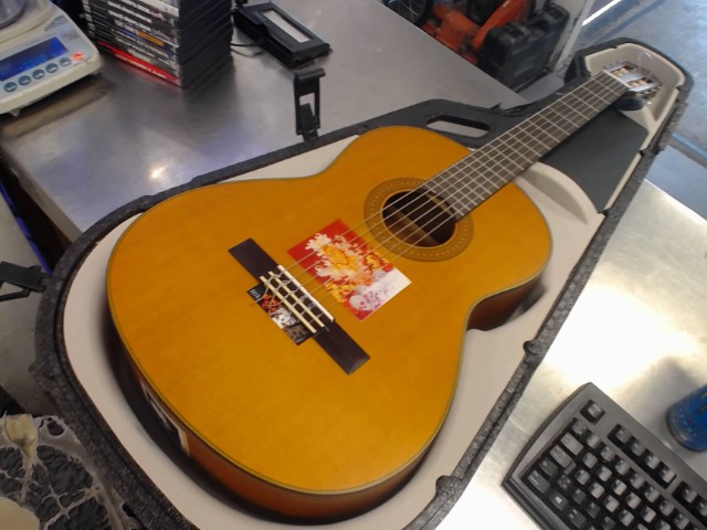 Guitare classiique dans case