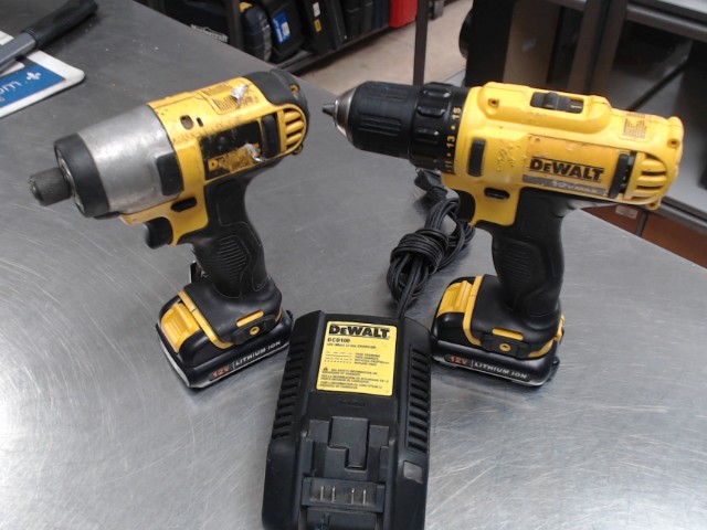 Drill dewalt av impact drill 12v+charge