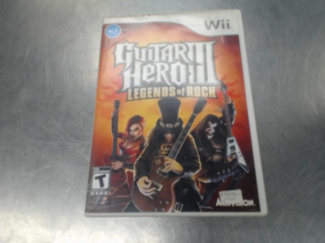 Guitar hero 3 legends of rock