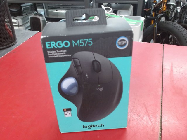 Souris trackball sans fil noir neuve/new