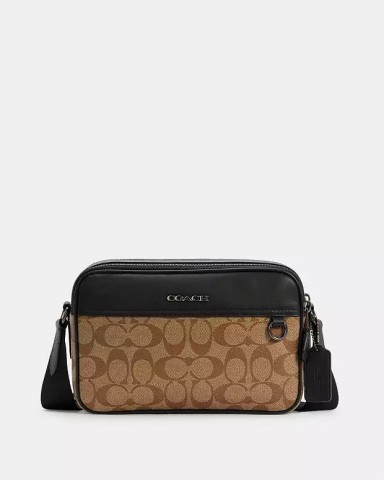 Coach graham crossbody canvas bag