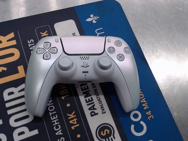 Manette ps5 blanche argent
