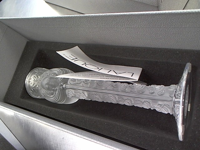 Lalique candleholder