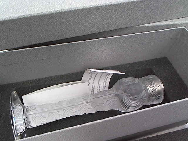 Lalique candleholder