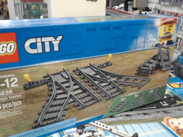 Lego city train track switcher pack
