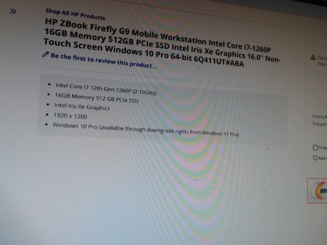 Hp zbook firefly 15 g9
