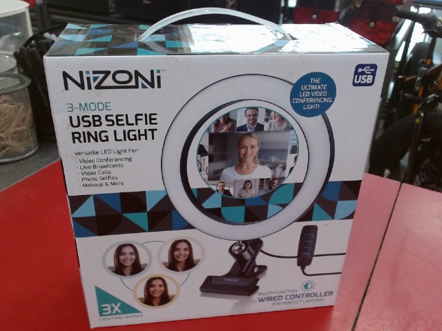 Usb selfie ring light new/neuf