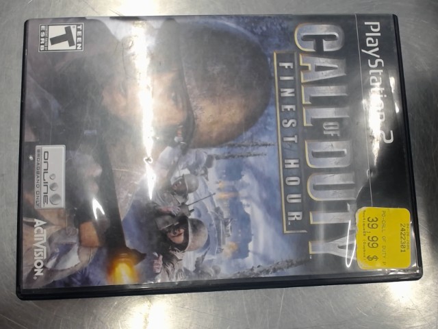 Cod finest hour ps2